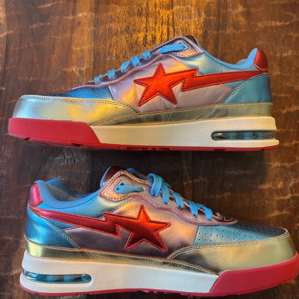 Metallic BAPE Bathing Ape STAs mens 13 - Picture 10 of 12